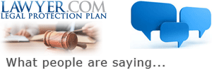 Lawyer.com Legal Protection Plan - Legal Access Service Testimonials